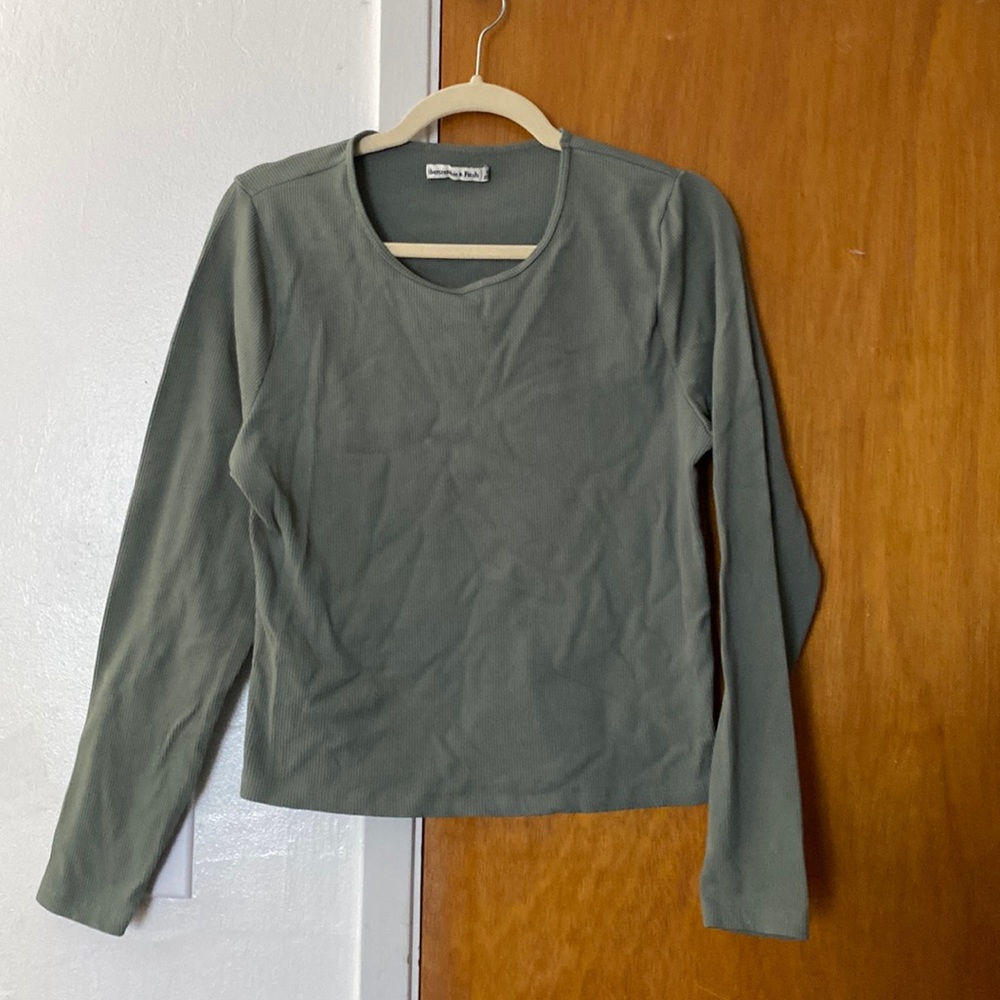 Abercrombie soft AF collection ribbed crop top